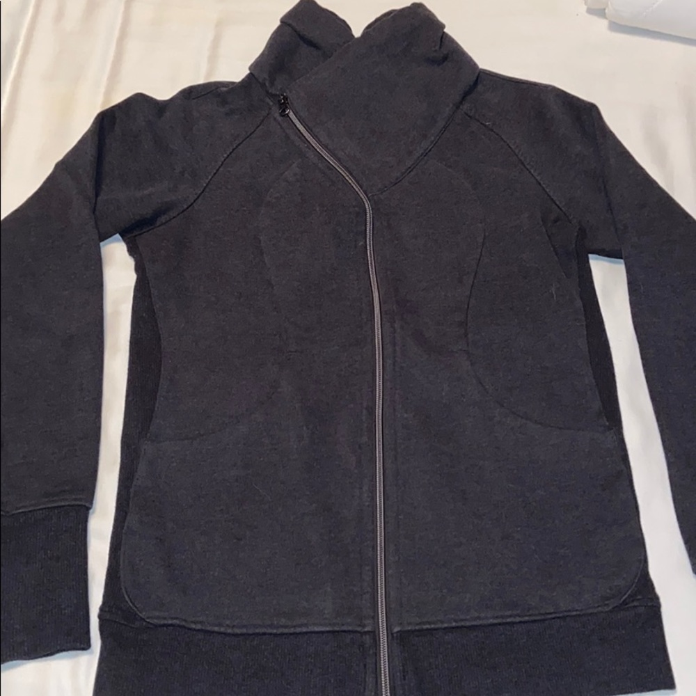 Lululemon Charcoal Grey Zip-Up